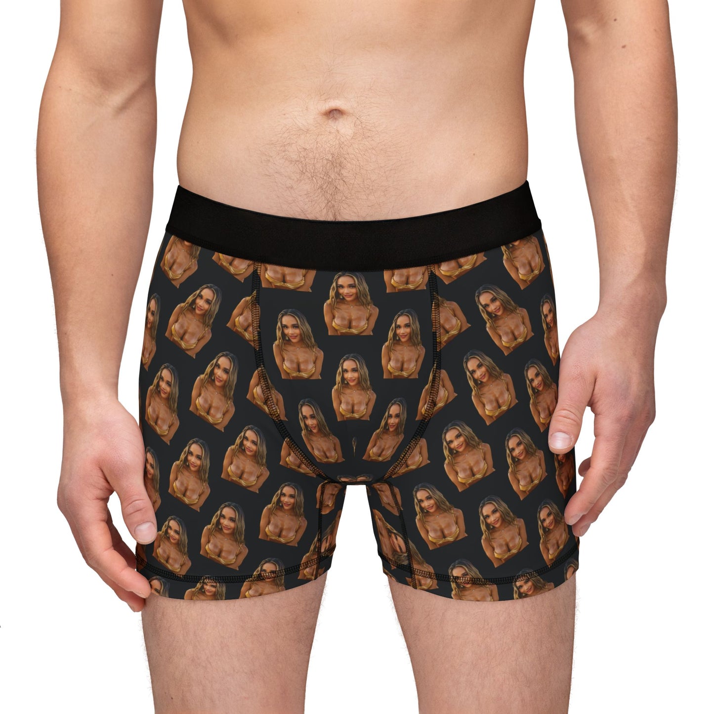 GOLDEN GODDESS BOXERS - BLACK